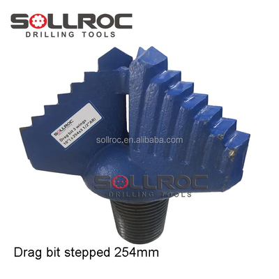 API 2 3/8' REG Thread Drag Bit fabricado mediante procesamiento avanzado de forja