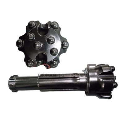 High-Efficiency DTH Drill Bit with Carburized Steel and Carbide for 57mm to 660mm Diameter Applications