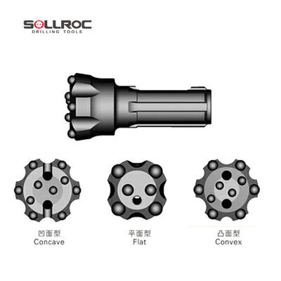 Brocas de perforación DTH de acero cementado de alto rendimiento de 4 1/8'' para perforación de pozos de agua y minería