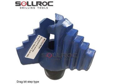 API 2 3/8' REG Tipo de hilo Drag Drill Rock Bit para operaciones de perforación suaves
