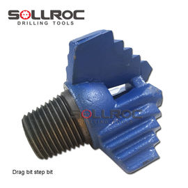 Performance durable Drag Drill Rock Bit con procesamiento de forja de conexión roscada